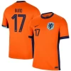 Blind #17 Holland Fodboldtrøjer EM 2024 Hjemmebanetrøje Mænd