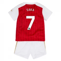 Børn Arsenal FC Bukayo Saka #7 Fodboldtrøjer 2023-24 Hjemmebanesæt
