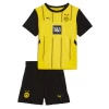 Børn BVB Borussia Dortmund Fodboldtrøjer 2024-25 Hjemmebanesæt