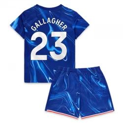 Børn Chelsea FC Gallagher #23 Fodboldtrøjer 2024-25 Hjemmebanesæt