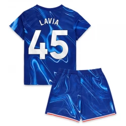 Børn Chelsea FC Lavia #45 Fodboldtrøjer 2024-25 Hjemmebanesæt