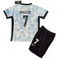 Børn Cristiano Ronaldo #7 Portugal Fodboldsæt EM 2024 Udebanetrøje