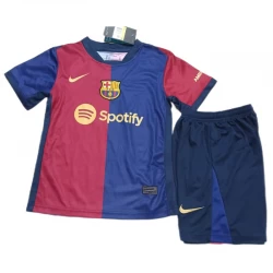 Børn FC Barcelona Fodboldtrøjer 2024-25 Hjemmebanesæt