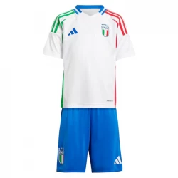 Børn Italien Fodboldsæt EM 2024 Udebanetrøje