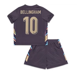 Børn Jude Bellingham #10 England Fodboldsæt EM 2024 Udebanetrøje