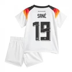 Børn Leroy Sané #19 Tyskland Fodboldsæt EM 2024 Hjemmebanetrøje