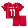 Børn Liverpool FC Mohamed Salah #11 Fodboldtrøjer 2024-25 Hjemmebanesæt