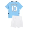 Børn Manchester City Jack Grealish #10 Fodboldtrøjer 2024-25 Hjemmebanesæt
