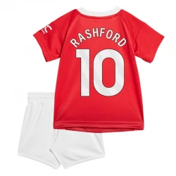 Børn Manchester United Marcus Rashford #10 Fodboldtrøjer 2024-25 Hjemmebanesæt