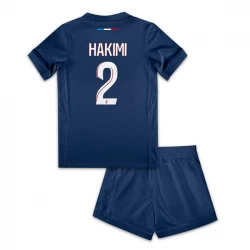 Børn Paris Saint-Germain PSG Achraf Hakimi #2 Fodboldtrøjer 2024-25 Hjemmebanesæt