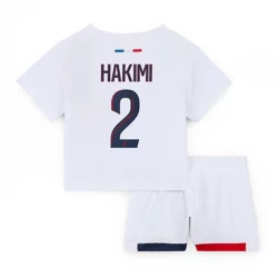 Børn Paris Saint-Germain PSG Fodboldsæt 2024-25 Achraf Hakimi #2 Udebanetrøje