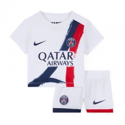 Børn Paris Saint-Germain PSG Fodboldsæt 2024-25 Udebanetrøje