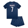 Børn Paris Saint-Germain PSG Kylian Mbappé #7 Fodboldtrøjer 2024-25 Hjemmebanesæt