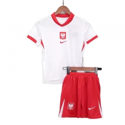 Børn Polen Fodboldsæt EM 2024 Hjemmebanetrøje
