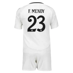 Børn Real Madrid F.Mendy #23 Fodboldtrøjer 2024-25 Hjemmebanesæt