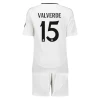 Børn Real Madrid Federico Valverde #15 Fodboldtrøjer 2024-25 Hjemmebanesæt