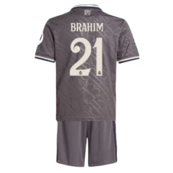 Børn Real Madrid Fodboldtrøjer Brahim #21 2024-25 HP Tredjesæt