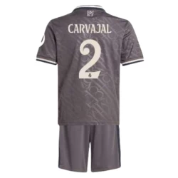 Børn Real Madrid Fodboldtrøjer Carvajal #2 2024-25 HP Tredjesæt