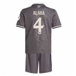 Børn Real Madrid Fodboldtrøjer David Alaba #4 2024-25 HP Tredjesæt