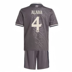 Børn Real Madrid Fodboldtrøjer David Alaba #4 2024-25 Tredjesæt