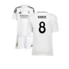 Børn Real Madrid Toni Kroos #8 Fodboldtrøjer 2024-25 Hjemmebanesæt