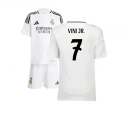 Børn Real Madrid Vinicius Junior #7 Fodboldtrøjer 2024-25 Hjemmebanesæt