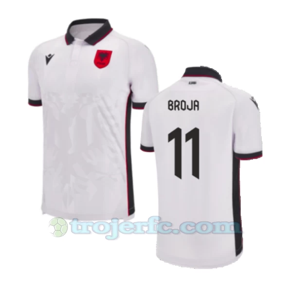 Broja #11 Albania Fodboldtrøjer EM 2024 Udebanetrøje Mænd