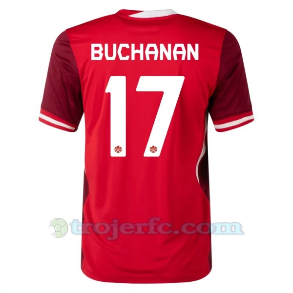 Buchanan #17 Canada Fodboldtrøjer Copa America 2024 Hjemmebanetrøje Mænd