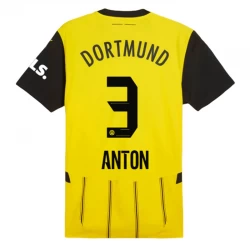 BVB Borussia Dortmund Anton #3 Fodboldtrøjer 2024-25 Hjemmebanetrøje Mænd