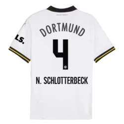 BVB Borussia Dortmund Fodboldtrøjer N.Schlotterbeck #4 2024-25 Tredjetrøje Mænd