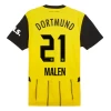 BVB Borussia Dortmund Malen #21 Fodboldtrøjer 2024-25 Hjemmebanetrøje Mænd