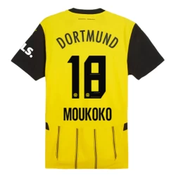 BVB Borussia Dortmund Moukoko #18 Fodboldtrøjer 2024-25 Hjemmebanetrøje Mænd