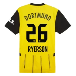 BVB Borussia Dortmund Ryerson #26 Fodboldtrøjer 2024-25 Hjemmebanetrøje Mænd