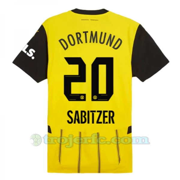 BVB Borussia Dortmund Sabitzer #20 Fodboldtrøjer 2024-25 Hjemmebanetrøje Mænd