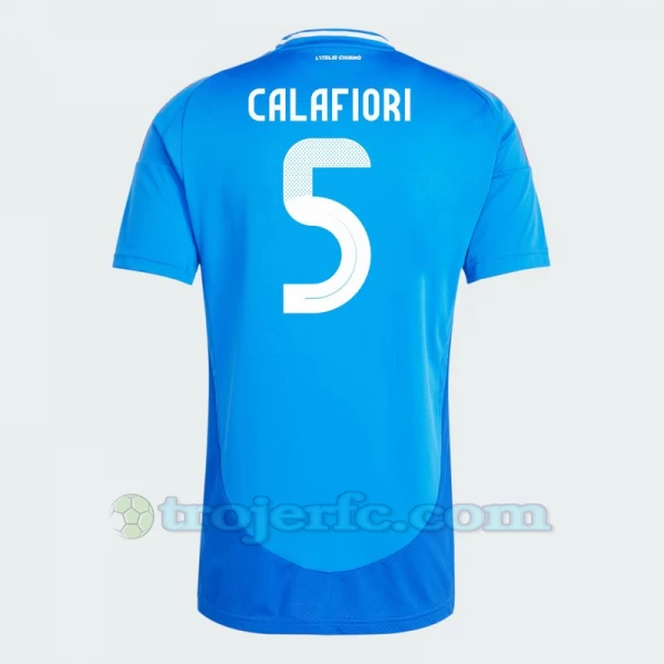Calafiori Calafiori #5 Italien Fodboldtrøjer EM 2024 Hjemmebanetrøje Mænd