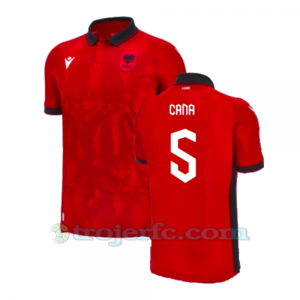 Cana #5 Albania Fodboldtrøjer EM 2024 Hjemmebanetrøje Mænd
