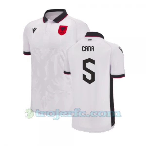 Cana #5 Albania Fodboldtrøjer EM 2024 Udebanetrøje Mænd