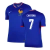 Cantona #7 Frankrig Fodboldtrøjer EM 2024 Hjemmebanetrøje Mænd