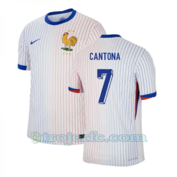 Cantona #7 Frankrig Fodboldtrøjer EM 2024 Udebanetrøje Mænd