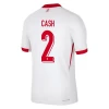Cash #2 Polen Fodboldtrøjer EM 2024 Hjemmebanetrøje Mænd