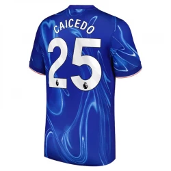 Chelsea FC Moisés Caicedo #25 Fodboldtrøjer 2024-25 Hjemmebanetrøje Mænd