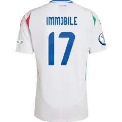 Ciro Immobile #17 Italien Fodboldtrøjer EM 2024 Udebanetrøje Mænd