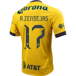 Club América A. Zendejas #17 Fodboldtrøjer 2024-25 Hjemmebanetrøje Mænd