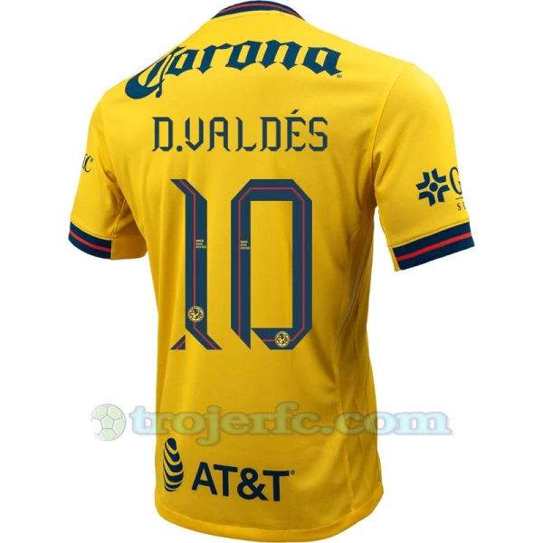 Club América D. Valdes #10 Fodboldtrøjer 2024-25 Hjemmebanetrøje Mænd