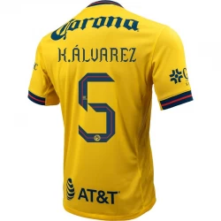 Club América K. Alvarez #5 Fodboldtrøjer 2024-25 Hjemmebanetrøje Mænd