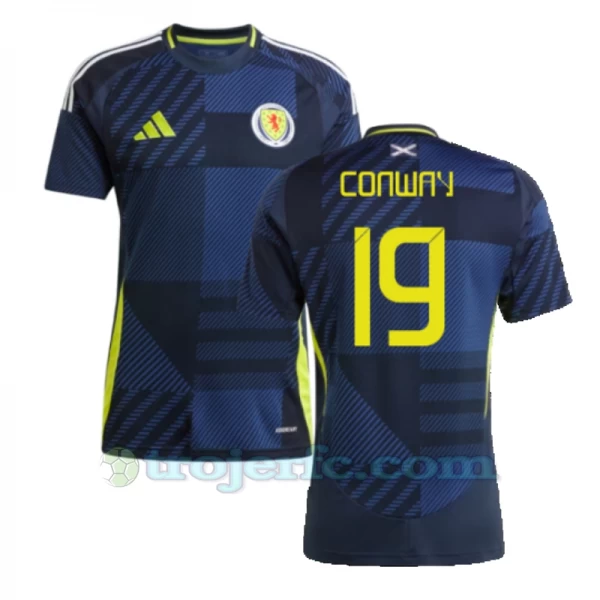 Conway #19 Skotland Fodboldtrøjer EM 2024 Hjemmebanetrøje Mænd