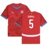 Coufal #5 Tjekkiet Fodboldtrøjer EM 2024 Hjemmebanetrøje Mænd
