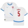Coufal #5 Tjekkiet Fodboldtrøjer EM 2024 Udebanetrøje Mænd