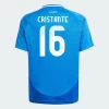 Cristante #16 Italien Fodboldtrøjer EM 2024 Hjemmebanetrøje Mænd