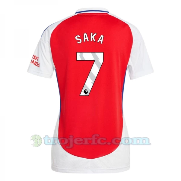 Dame Arsenal FC Bukayo Saka #7 Fodboldtrøjer 2024-25 Hjemmebanetrøje
